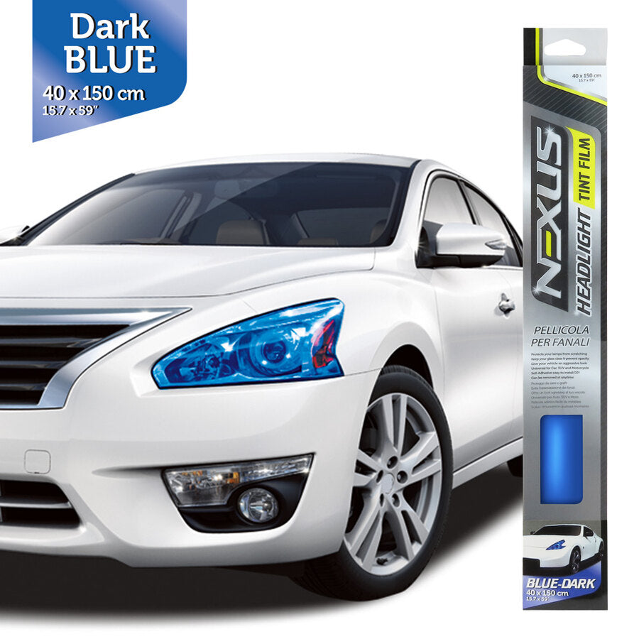 Pellicola fanali blu  150x40cm