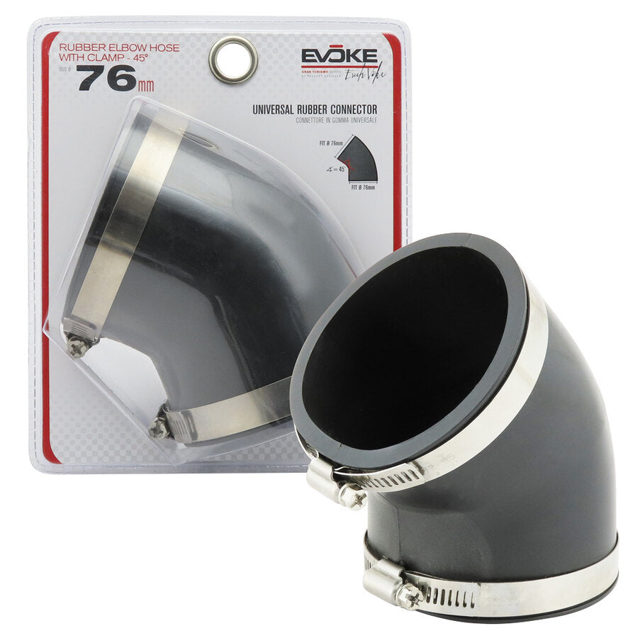 Raccordo ad angolo 45gradi in gomma