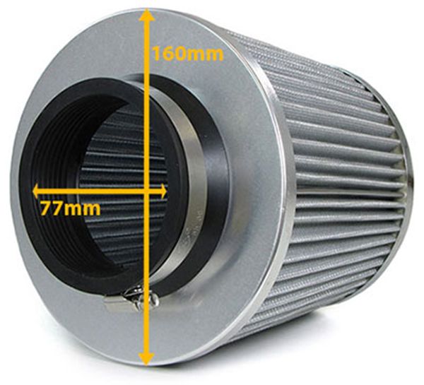 Filtro aria a cono universale