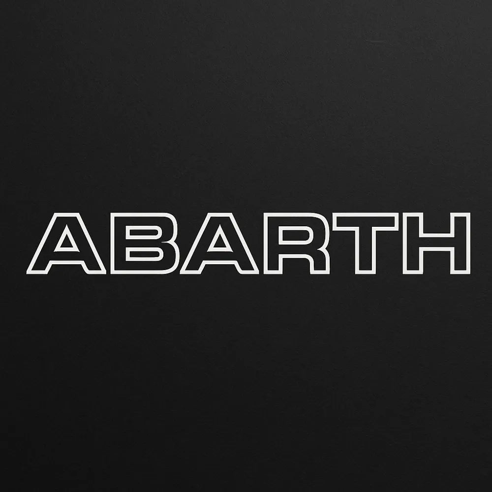 Scritta Abarth per griglia radiatore
