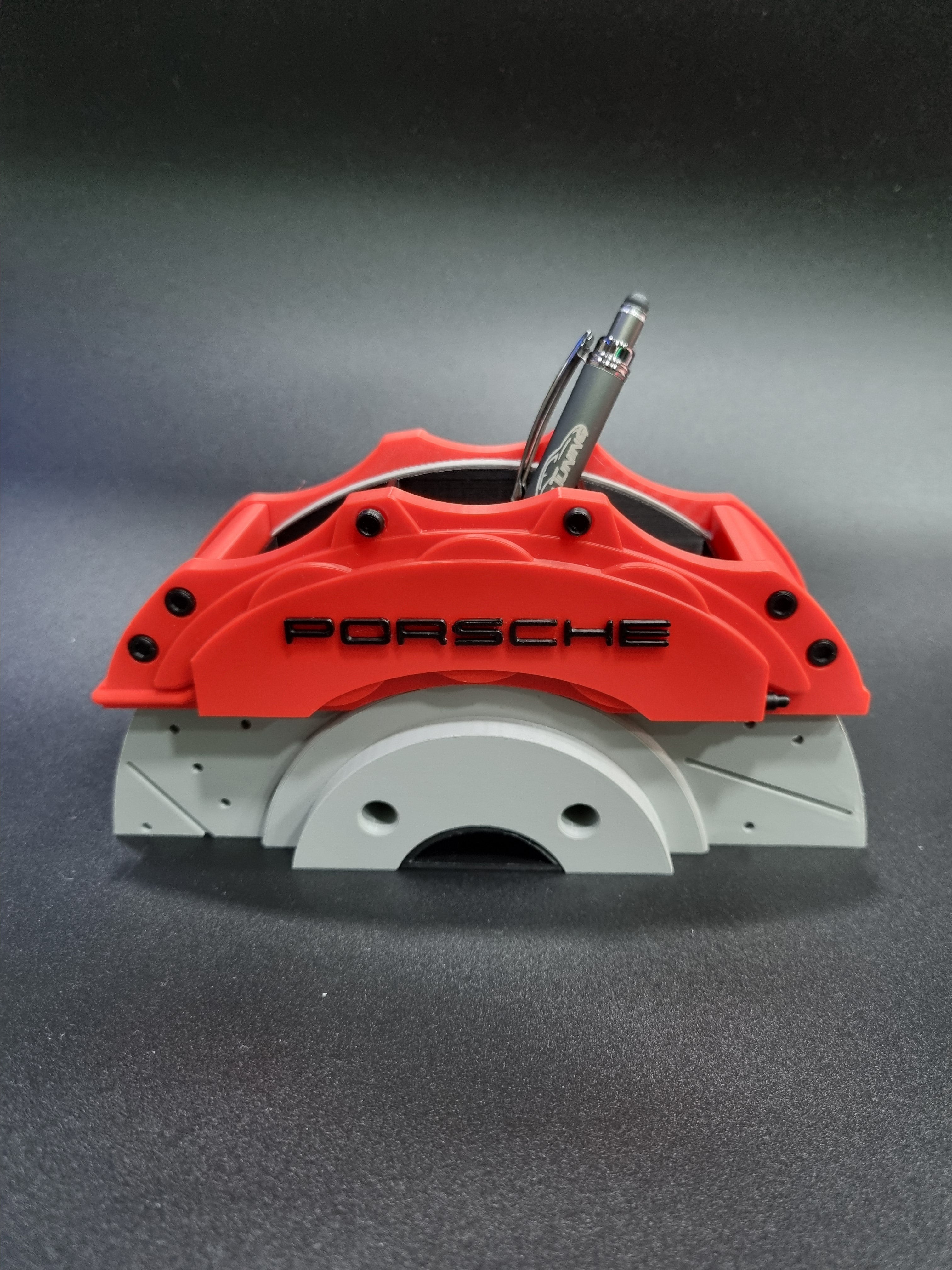 Portapenne pinzafreno in 3D con logo Personalizzato - Porsche