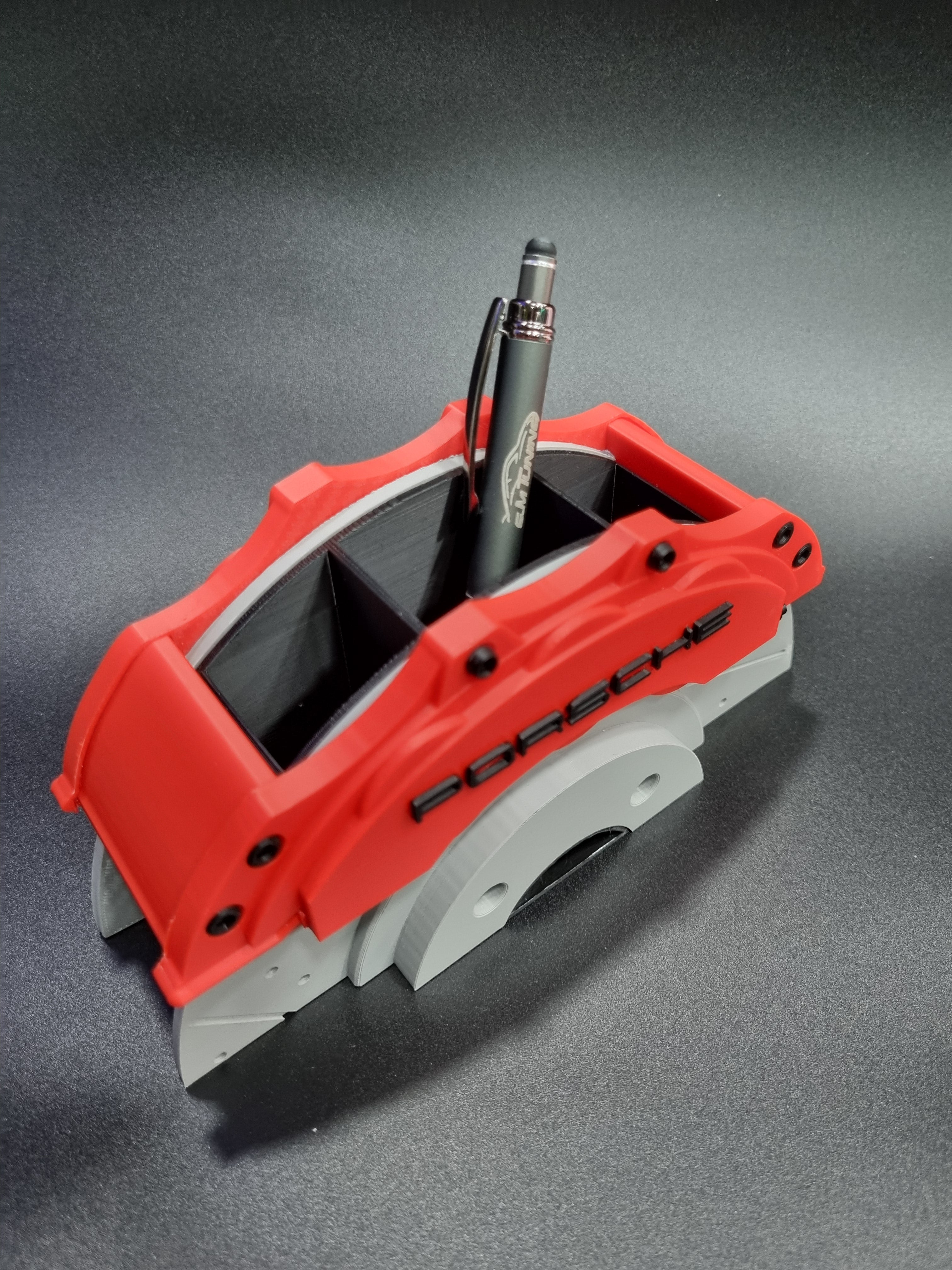 Portapenne pinzafreno in 3D con logo Personalizzato - Porsche