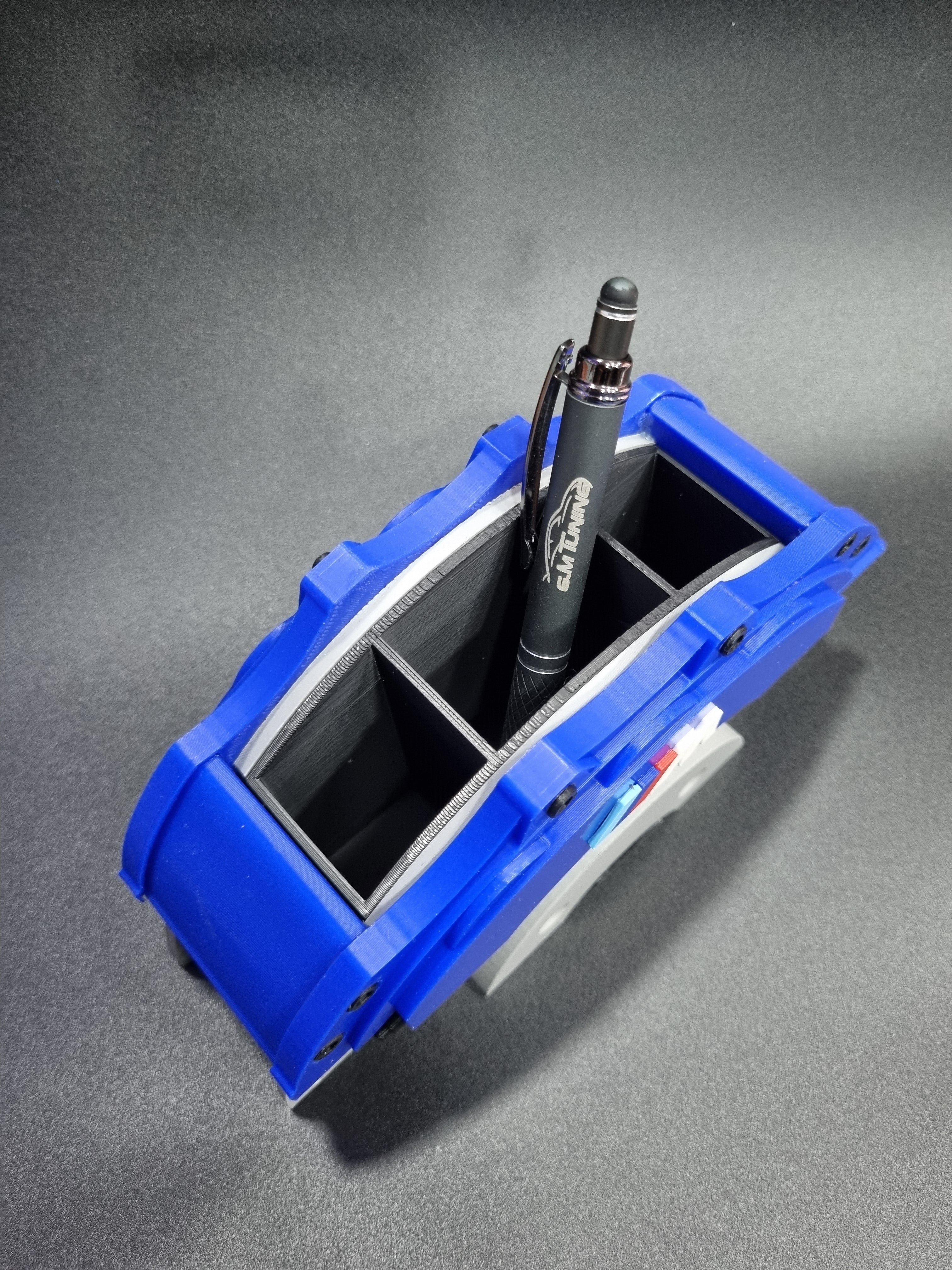 Portapenne pinzafreno in 3D con logo Personalizzato - Bmw M