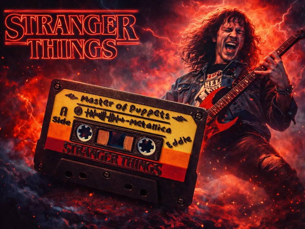 Cassetta Eddie Master of Puppets - Stranger Things