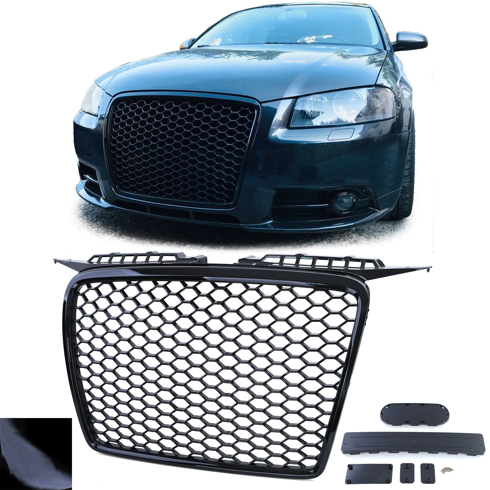 Calandra Audi A3 2003/2008
