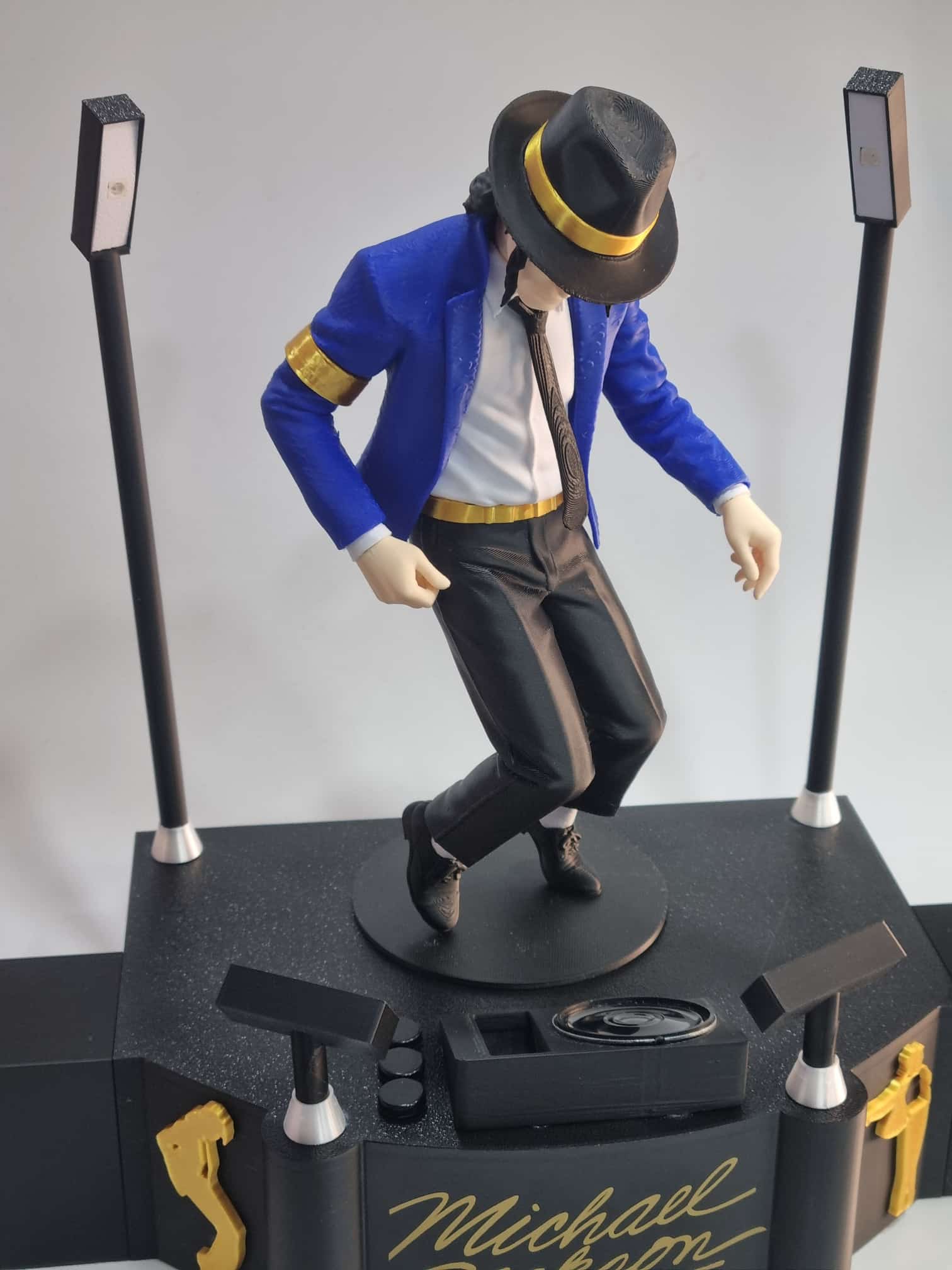 Modellino Michael Jackson con luci e audio