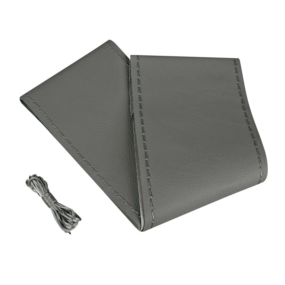 Coprivolante in pelle Grigio