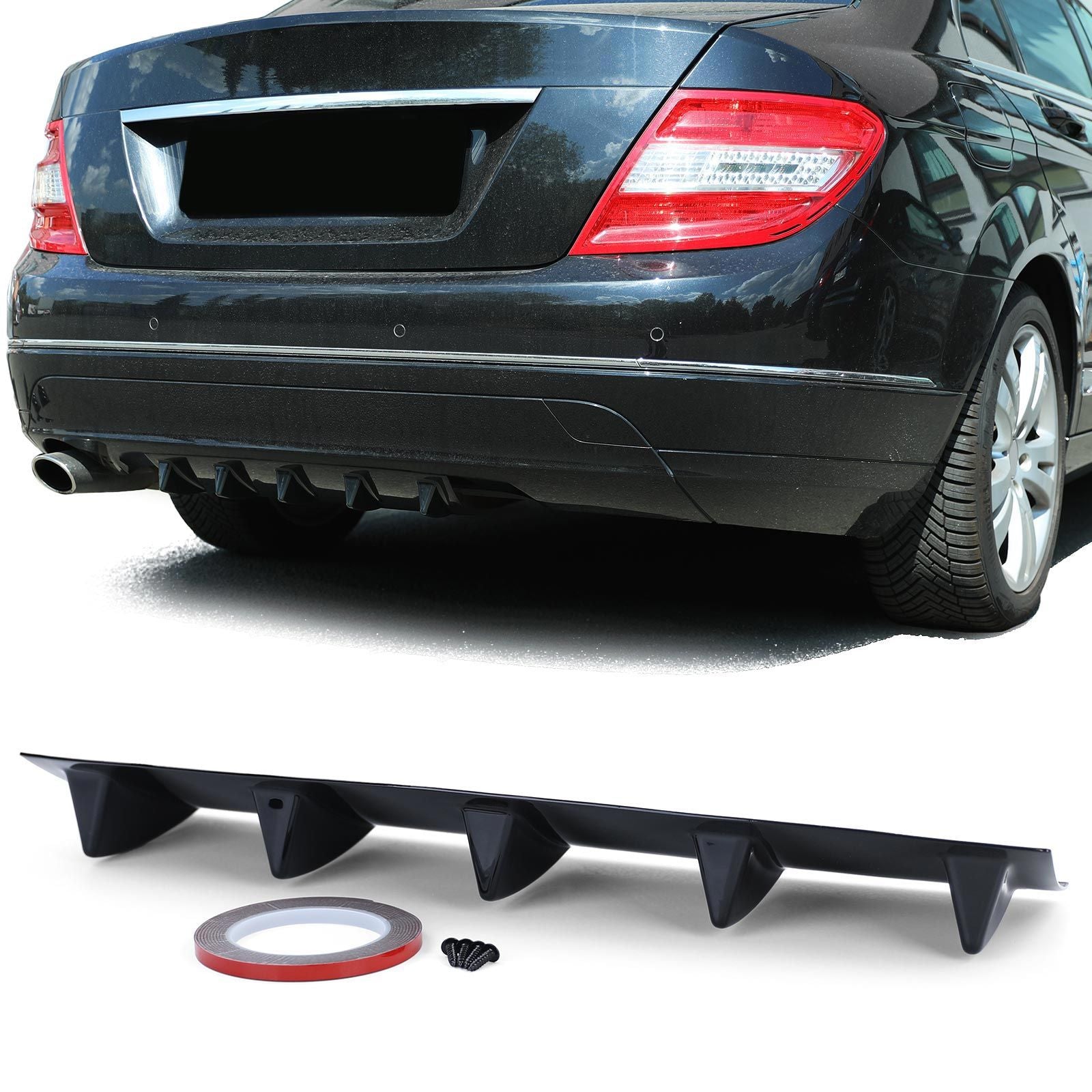 Diffusore posteriore universale 5 alette