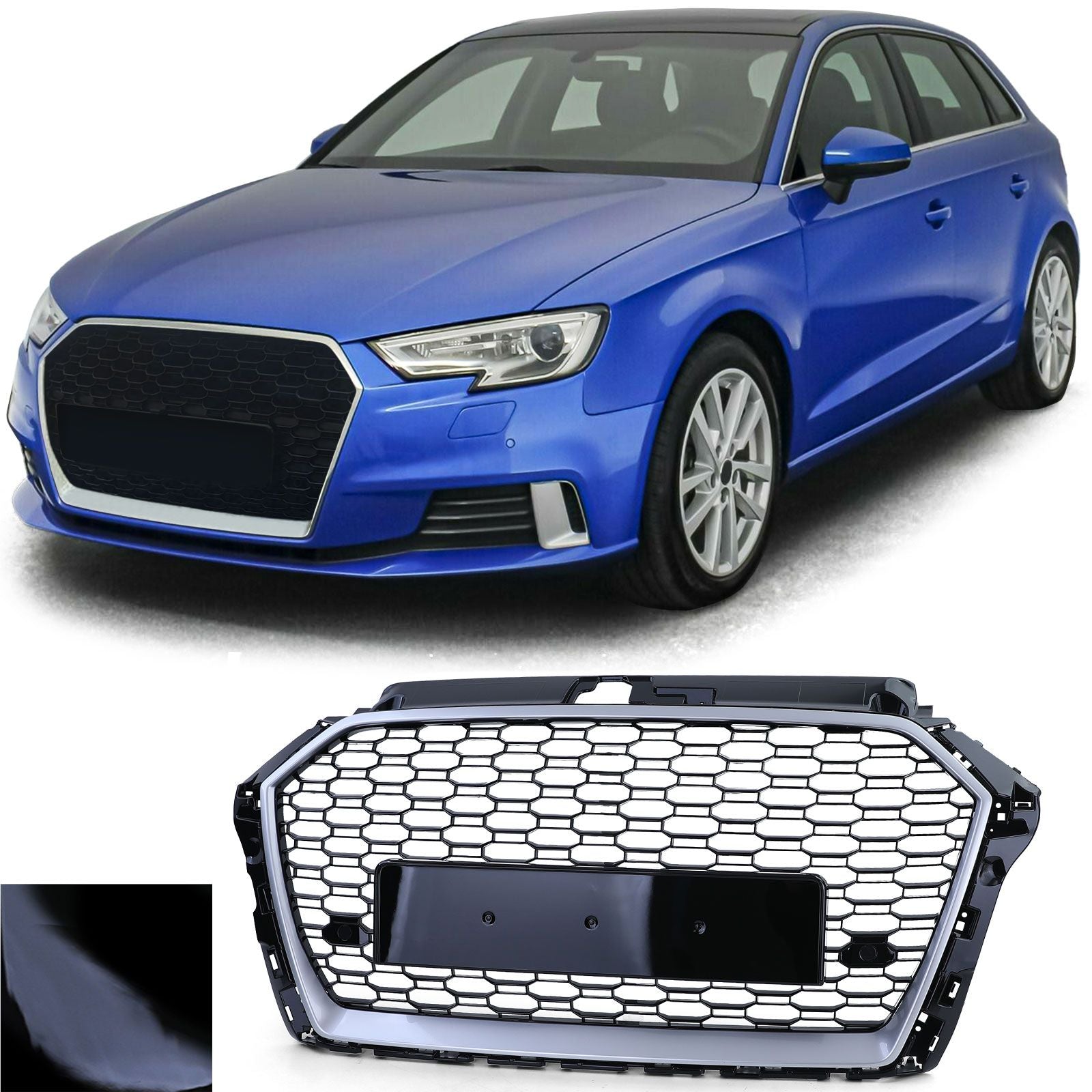 Calandra Audi A3 2016/2020
