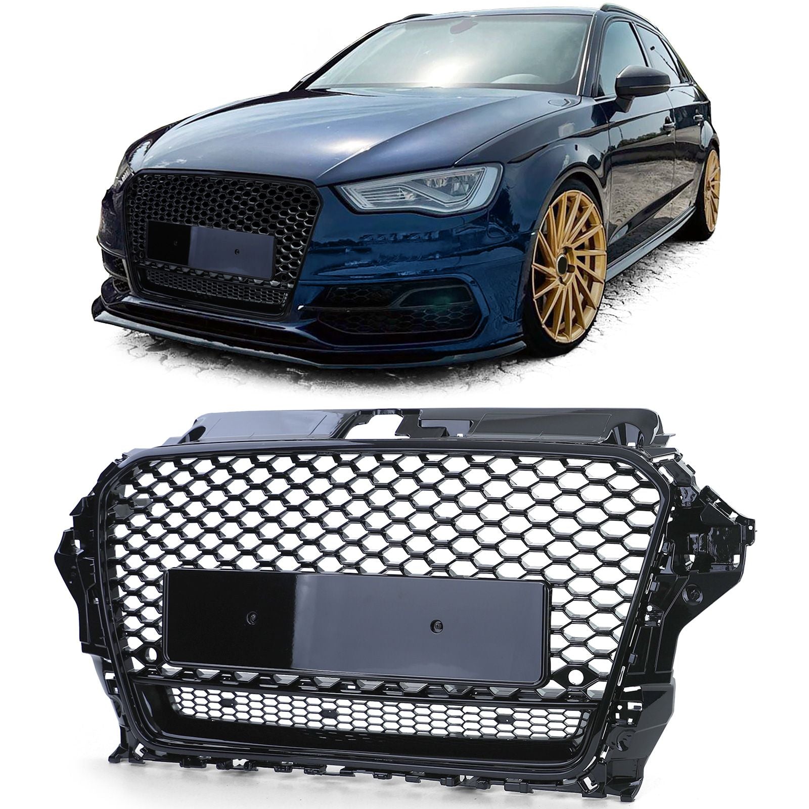 Calandra Audi A3 2012/2016
