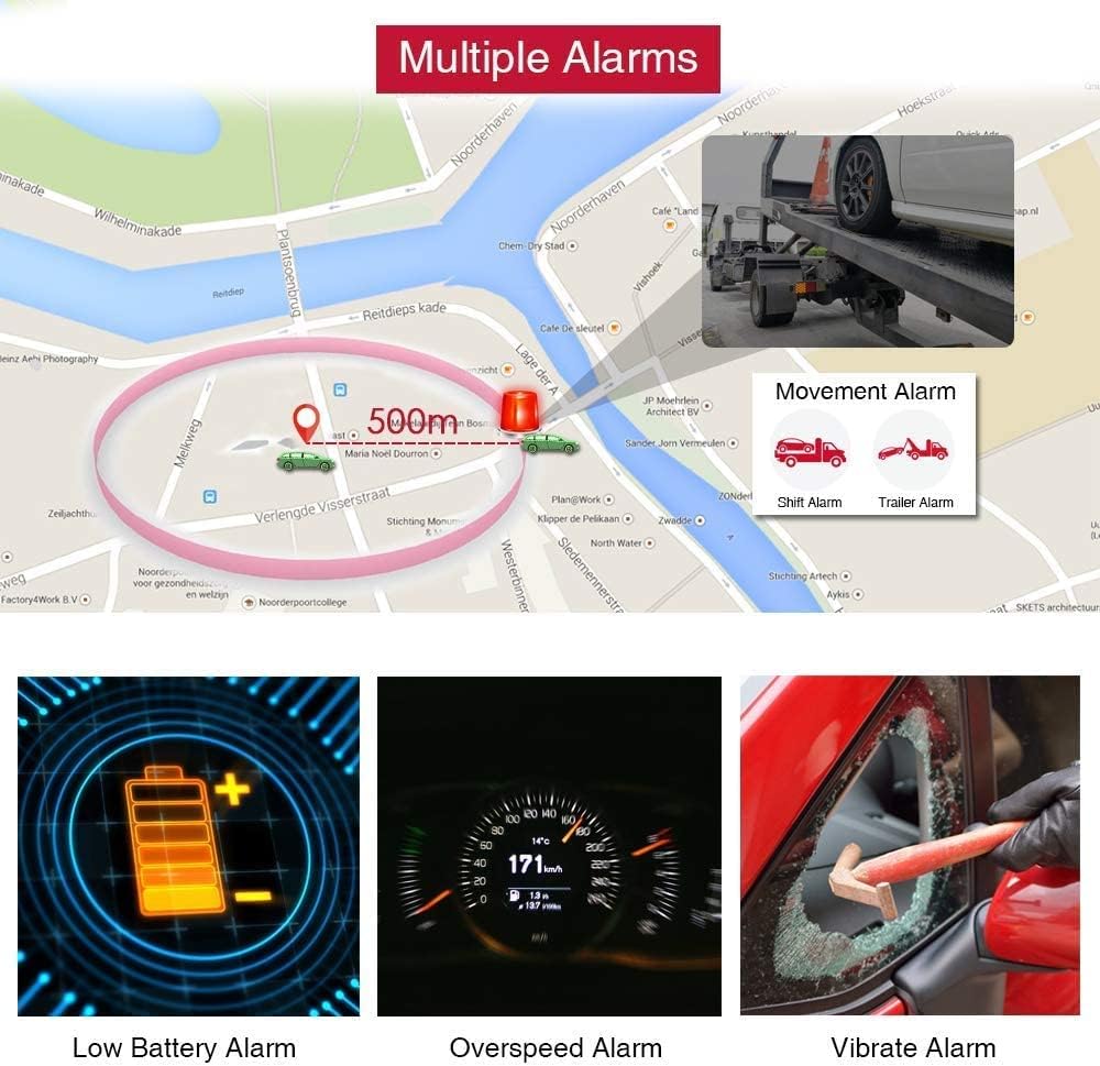 Localizzatore GPS Tracker per auto con APP