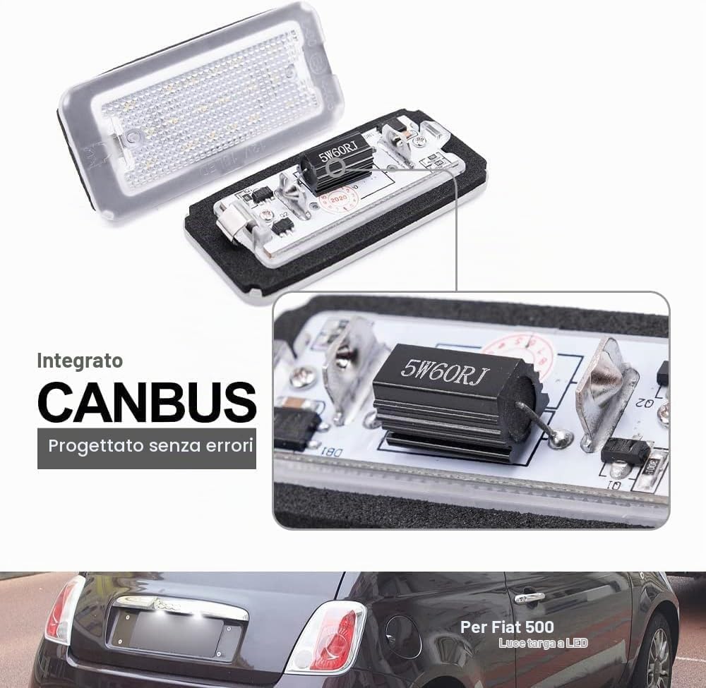 Plafoniere led targa 500 canbus