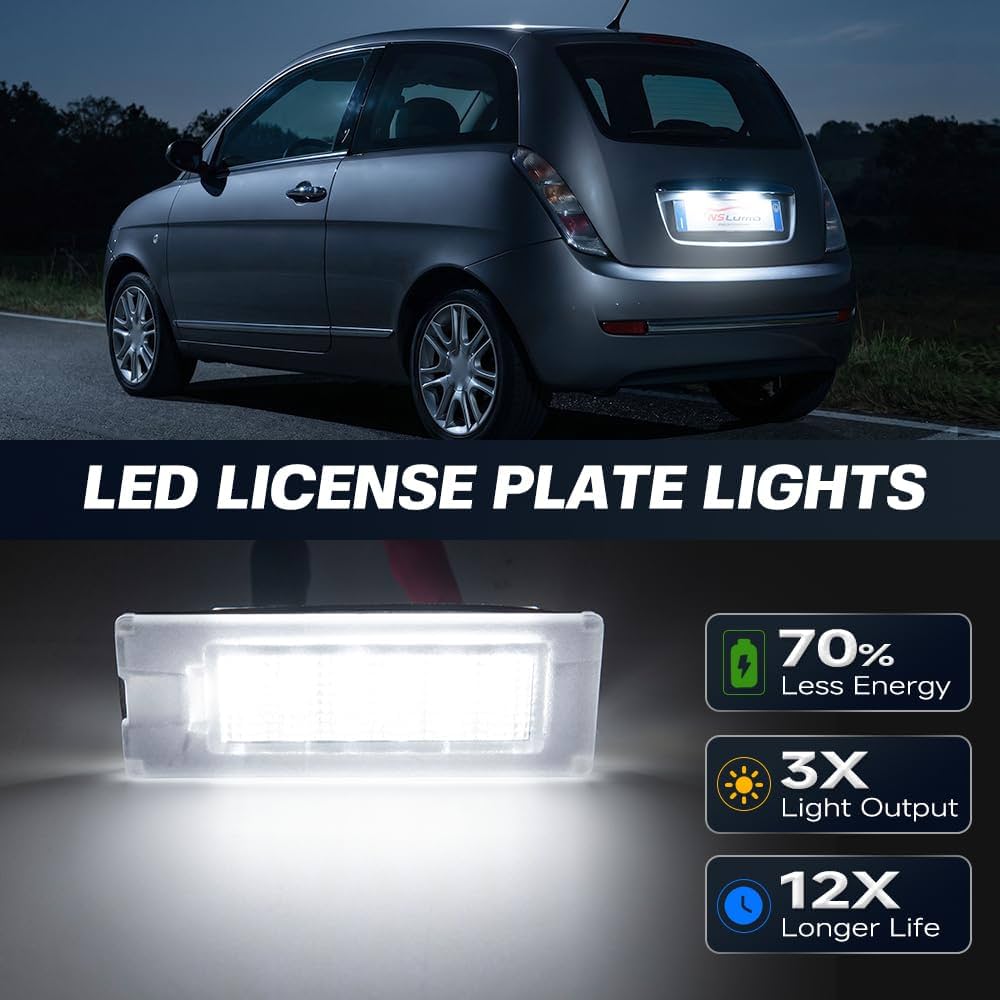 Plafoniere led targa Lancia Ypsilon