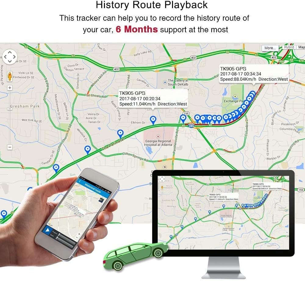 Localizzatore GPS Tracker per auto con APP