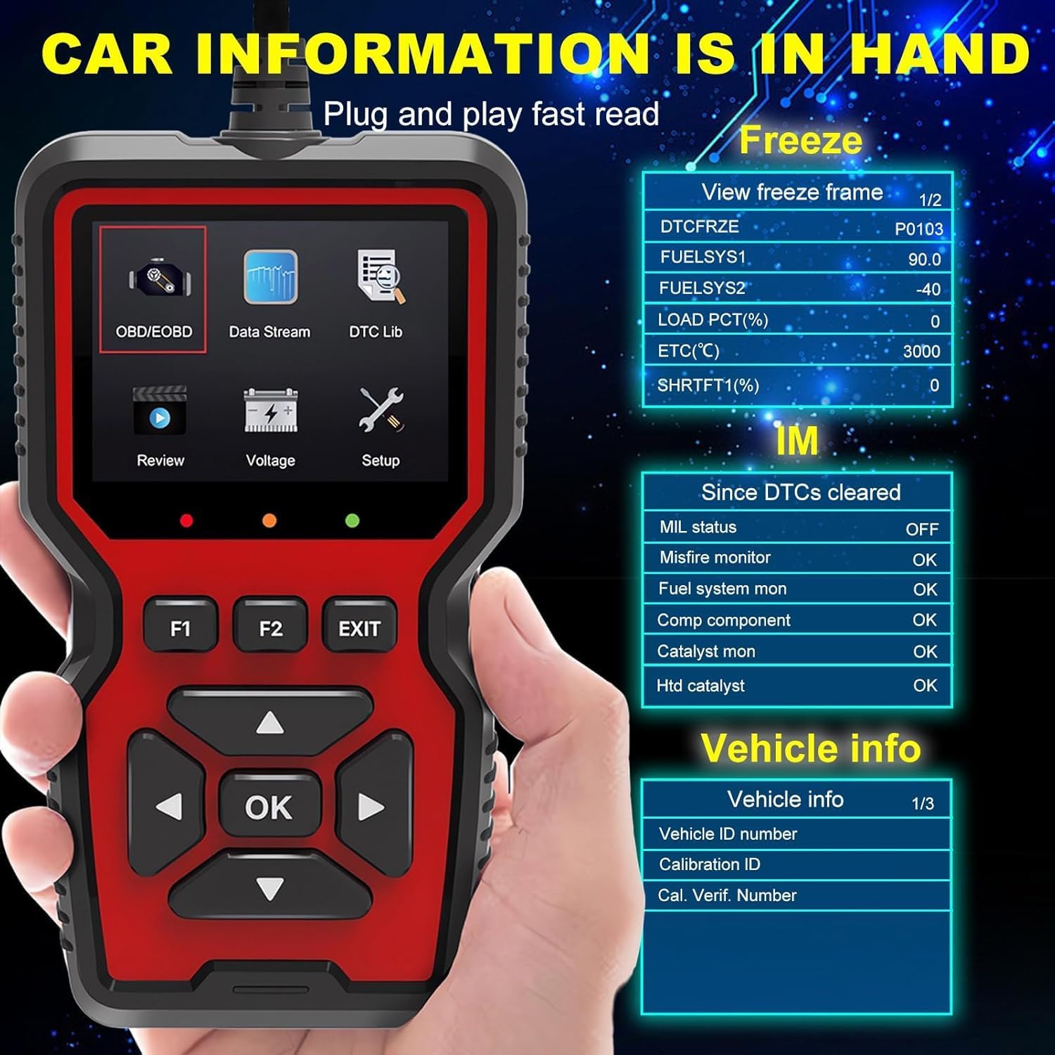 Dispositivo diagnostico OBD2 - V519