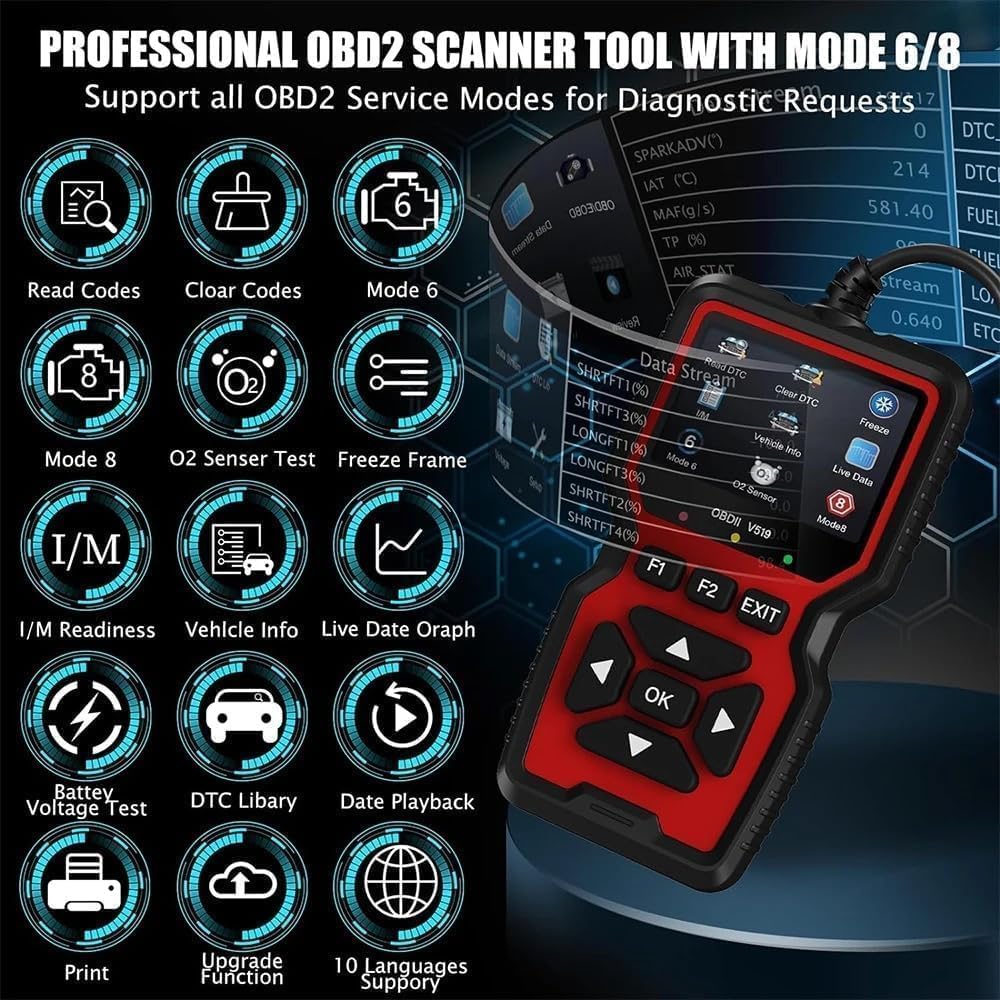 Dispositivo diagnostico OBD2 - V519