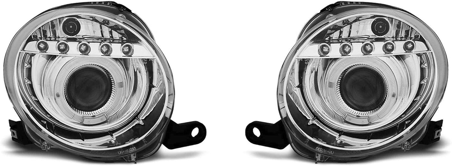 Set fari anteriori Fiat 500 Abarth 08-15
