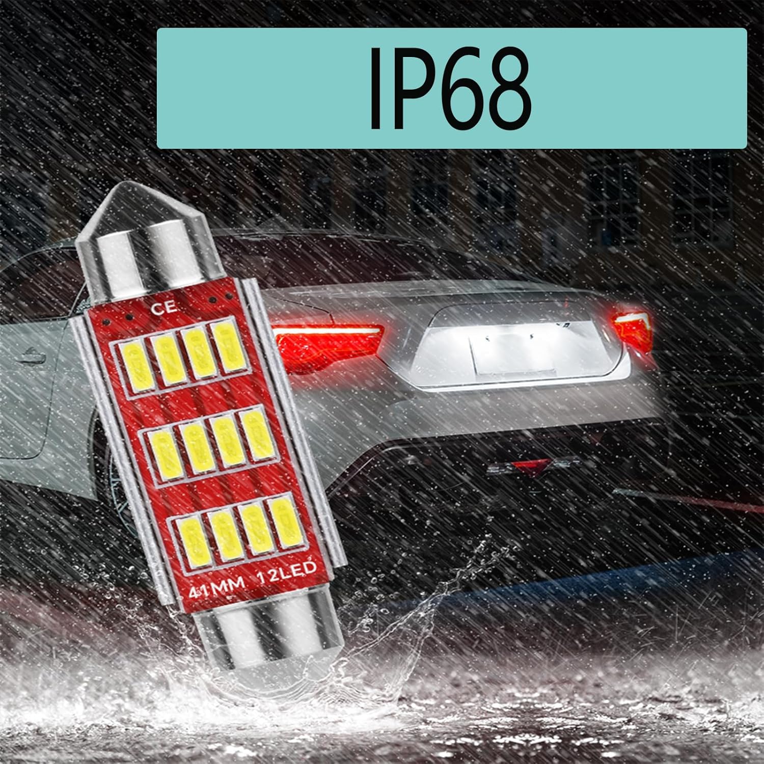 Coppia lampada led 41mm siluro