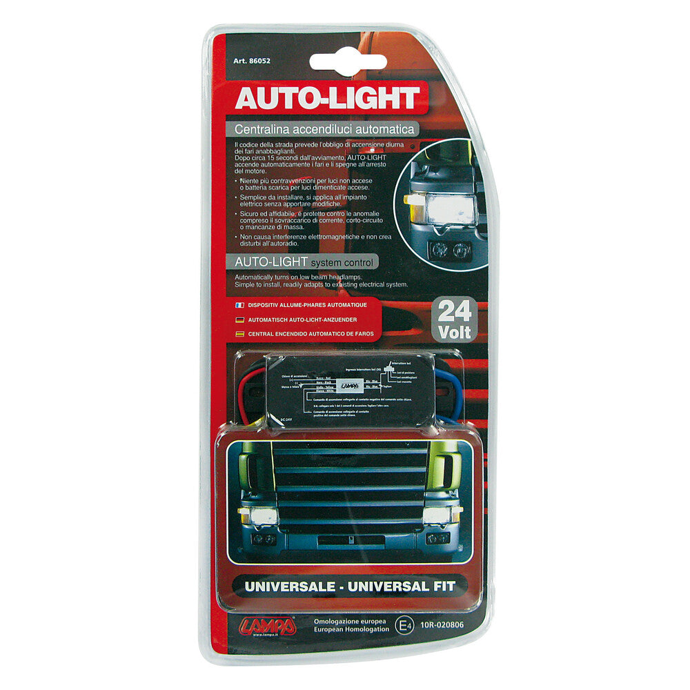 Auto-Light, centralina accendiluci 24V