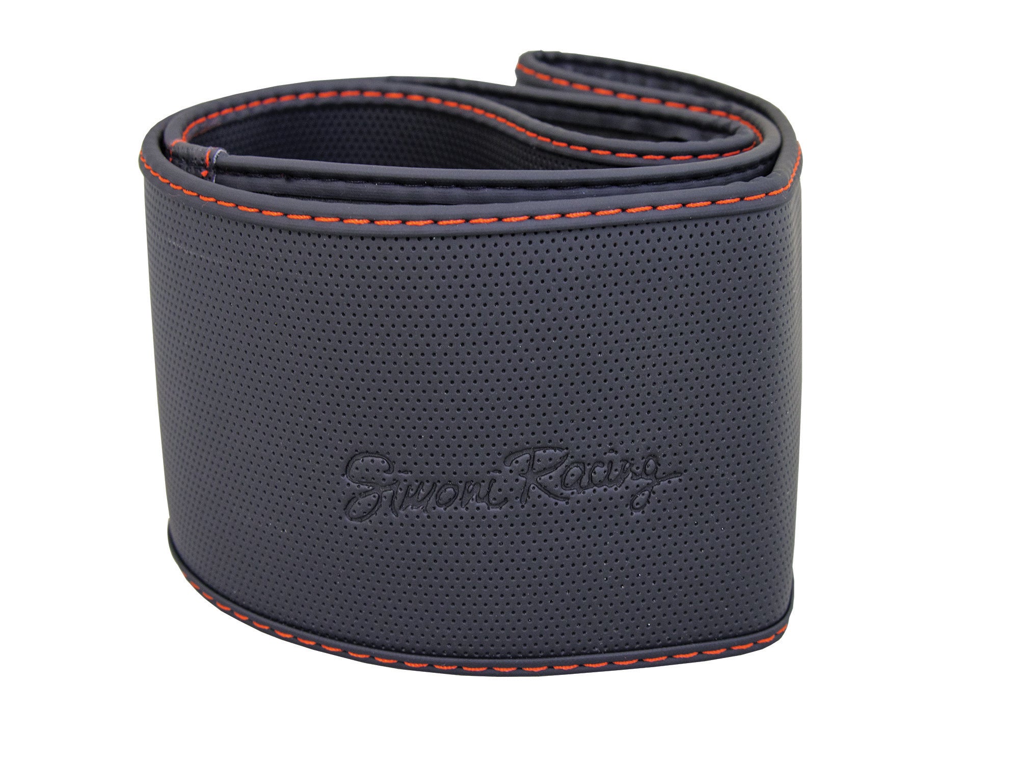 Coprivolante Soft Skin Black cucitura rossa