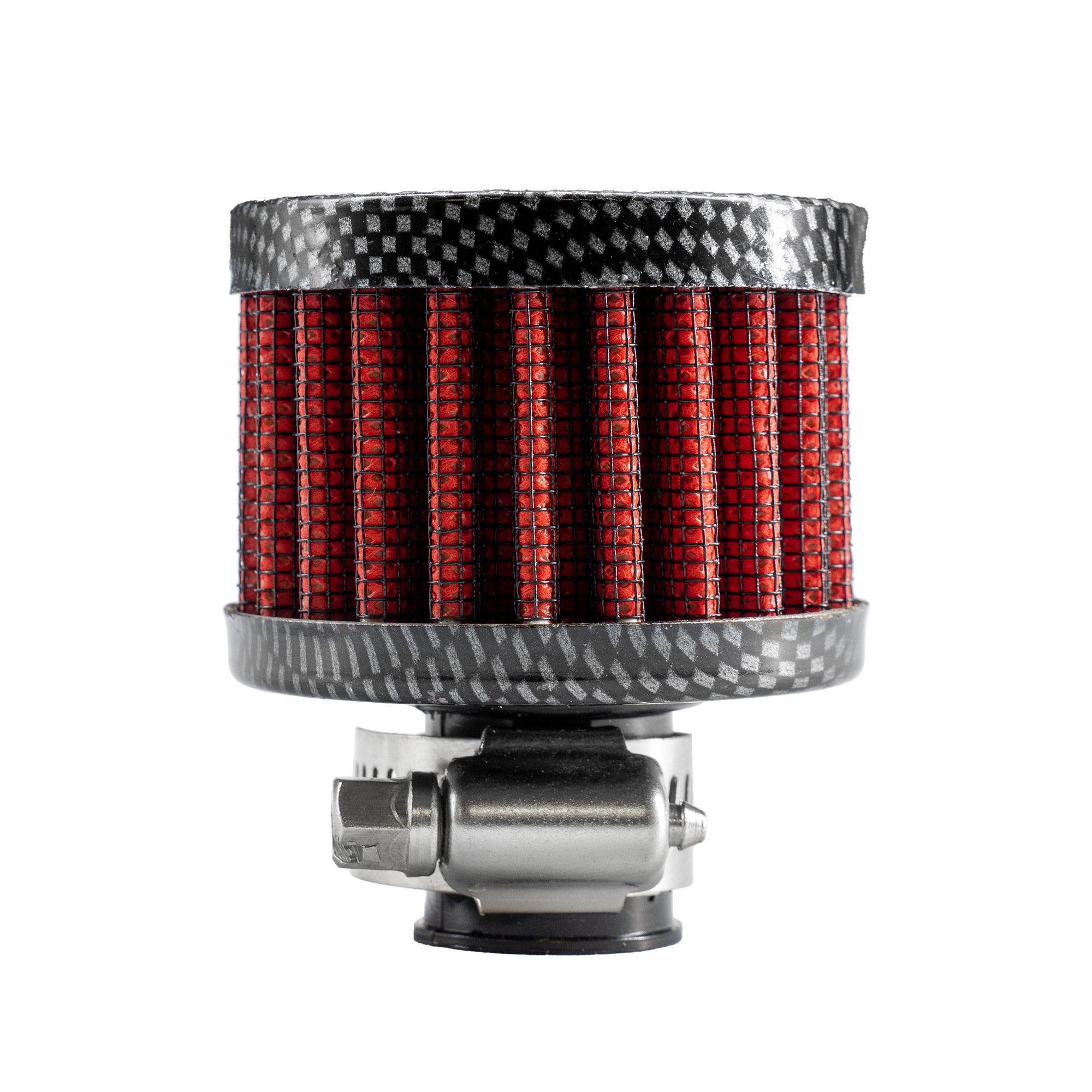 Mini filtro conico cotone rosso Carbon