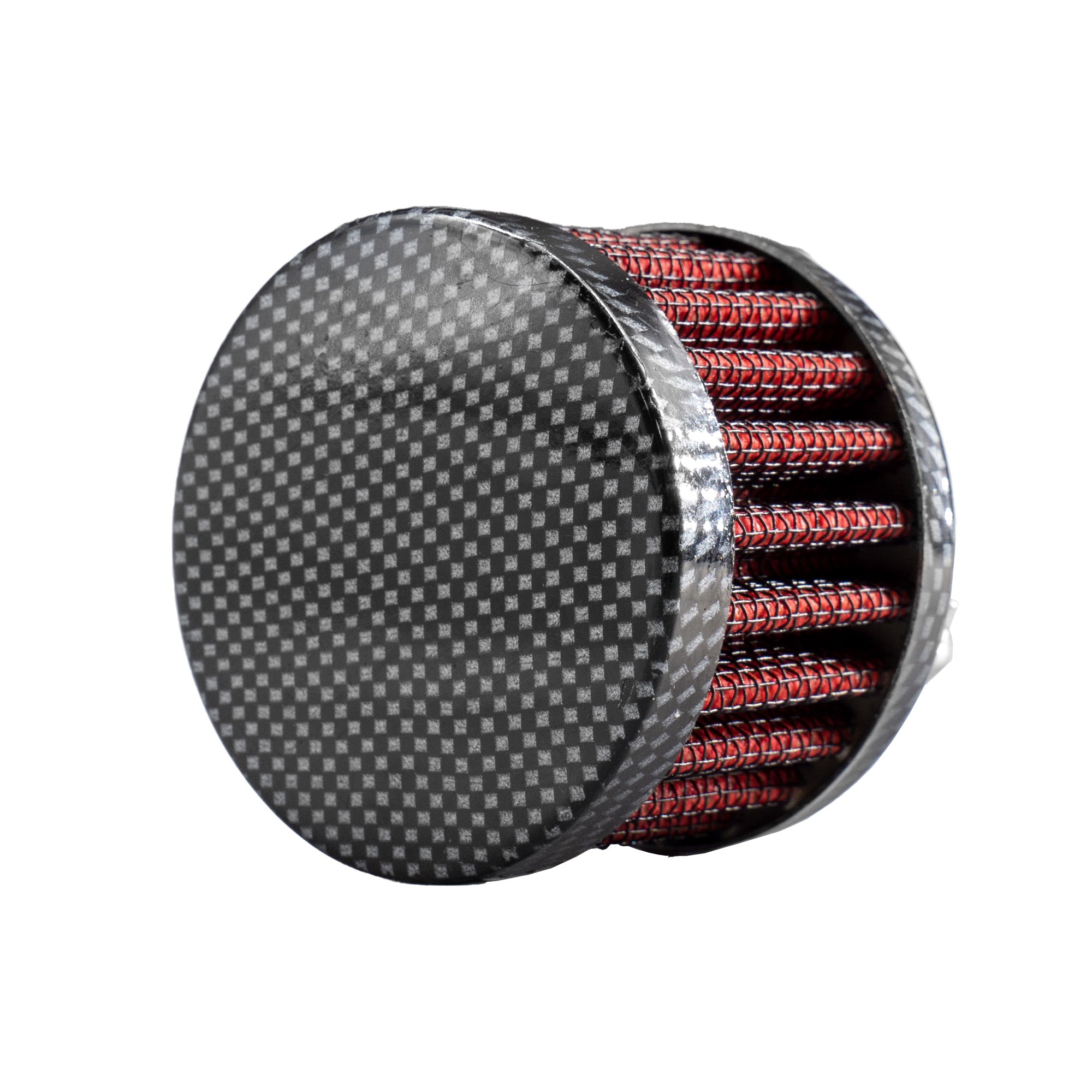 Mini filtro conico cotone rosso Carbon