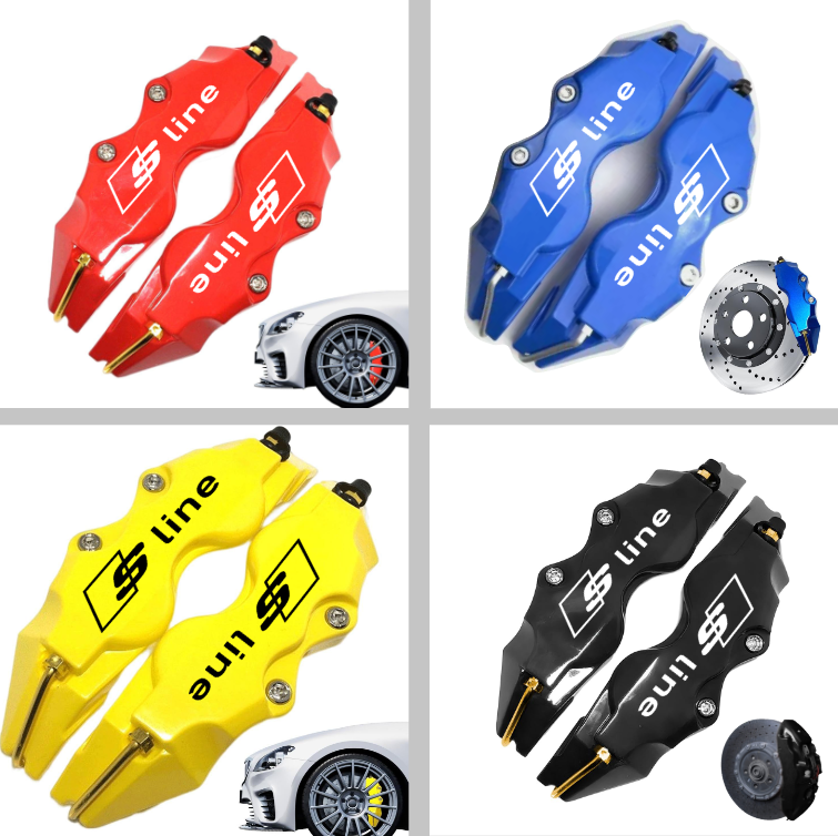 Set 4 cover pinza freno big - logo S line