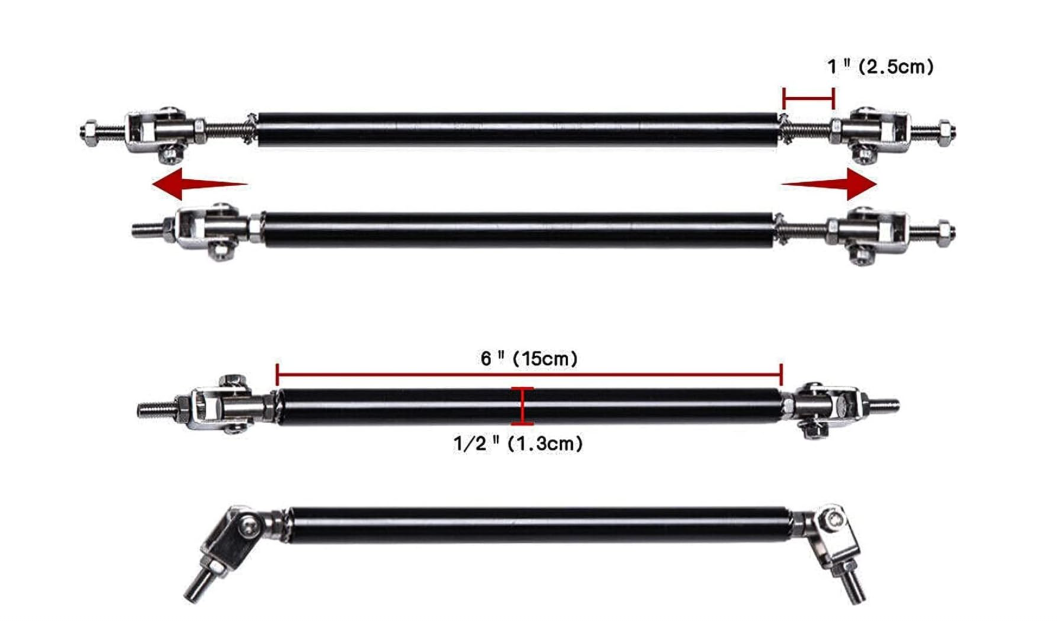 Tiranti splitter anteriore Simoni Racing