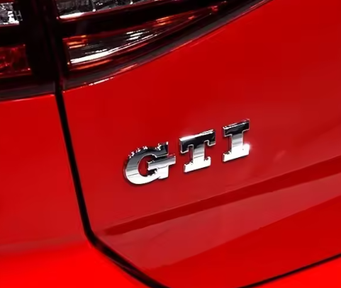 3D Logo In Metallo GTI