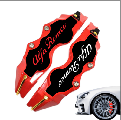 Cover pinza freno universale - Logo Alfa Romeo fondo nero