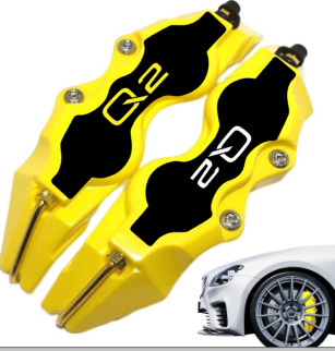 Cover pinza freno universale - logo Q2 fondo nero