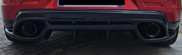 Diffusore Alfa Romeo Giulietta nero lucido