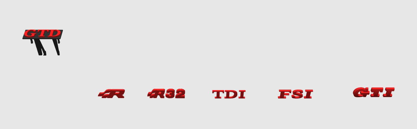 Emblema calandra Vw Golf 5