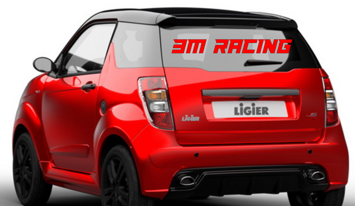 Adesivo vetro posteriore Microcar 3M Racing