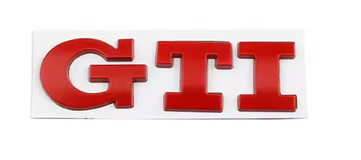 3D Logo In Metallo GTI