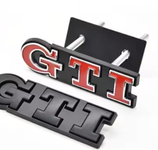 3D Logo In Metallo GTI