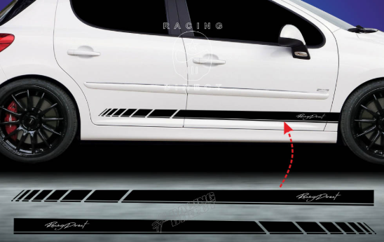 Fascie adesive laterali personalizzabili