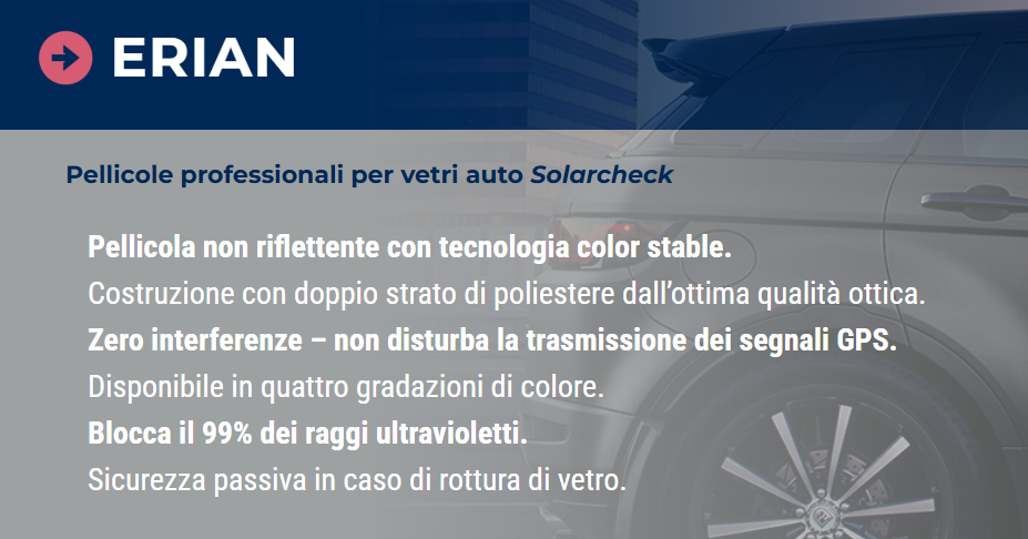 Bobine pellicole Solarcheck