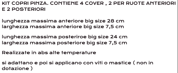 Cover pinza freno universale - Logo Alfa Romeo fondo nero