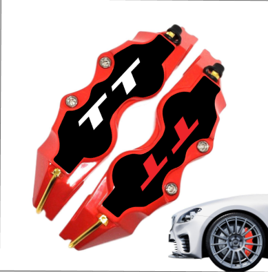 Cover pinza frteno universale - logo Audi TT fondo nero