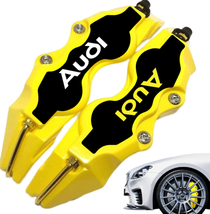 Cover pinza freno universali - logo audi fondo nero