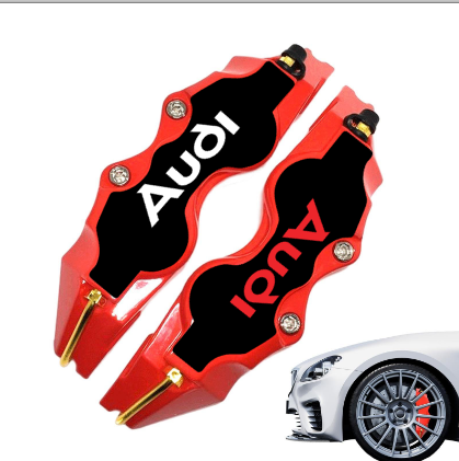 Cover pinza freno universali - logo audi fondo nero