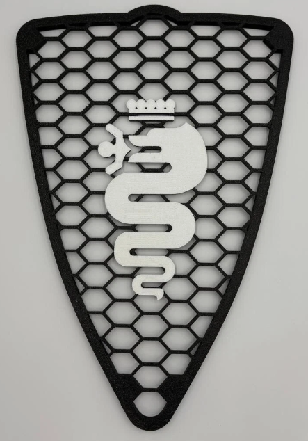 Griglia A Nido D'Ape Alfa Romeo Mito 2008-2015 Con Biscione