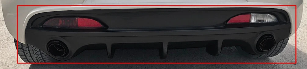 Diffusore Alfa Mito 2008 in poi NERO lucido