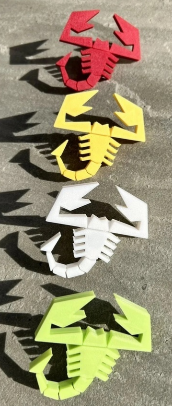 Scorpione Abarth per griglia paraurti posteriore