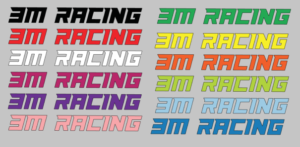 Adesivo vetro posteriore Microcar 3M Racing