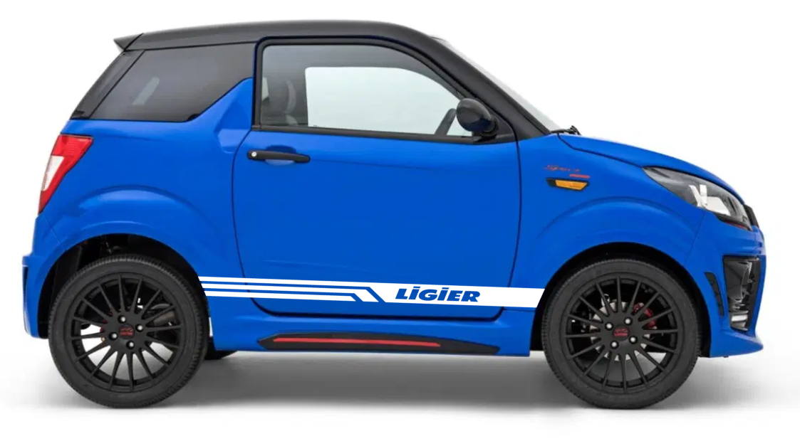 Strisce laterali auto