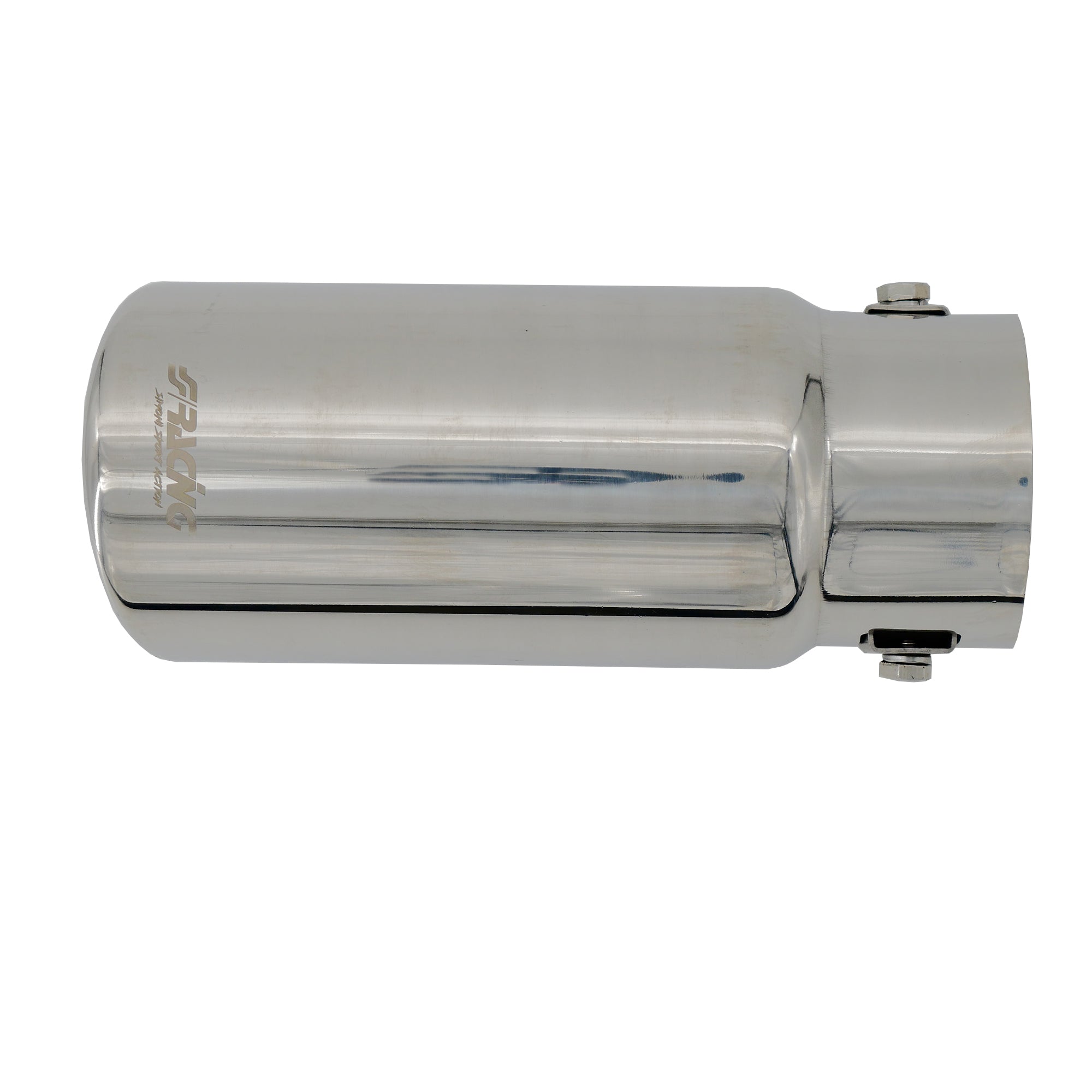 Terminale rotondo id 63mm inclinato acciaio inox