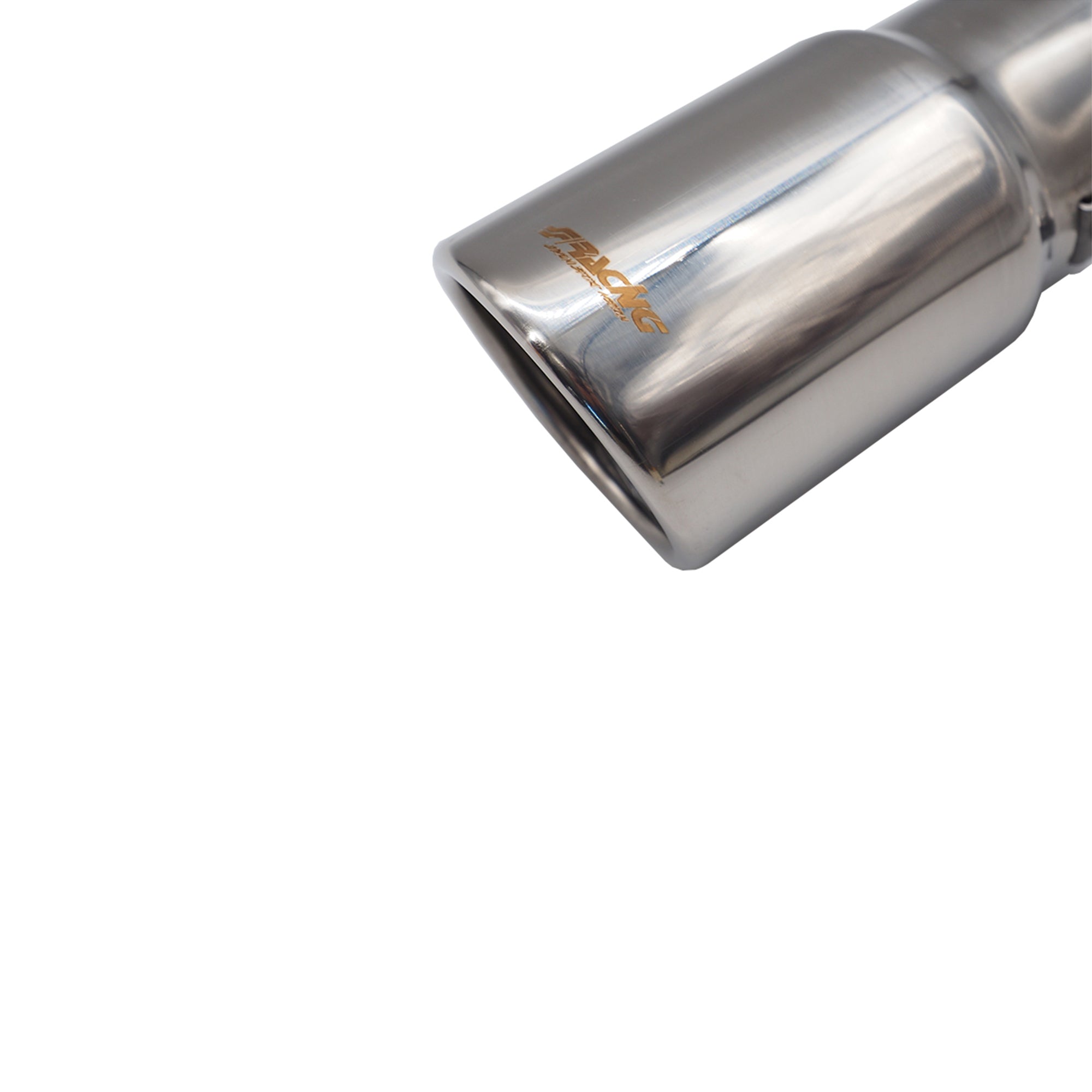 Terminale rotondo id 60mm inclinato acciaio inox