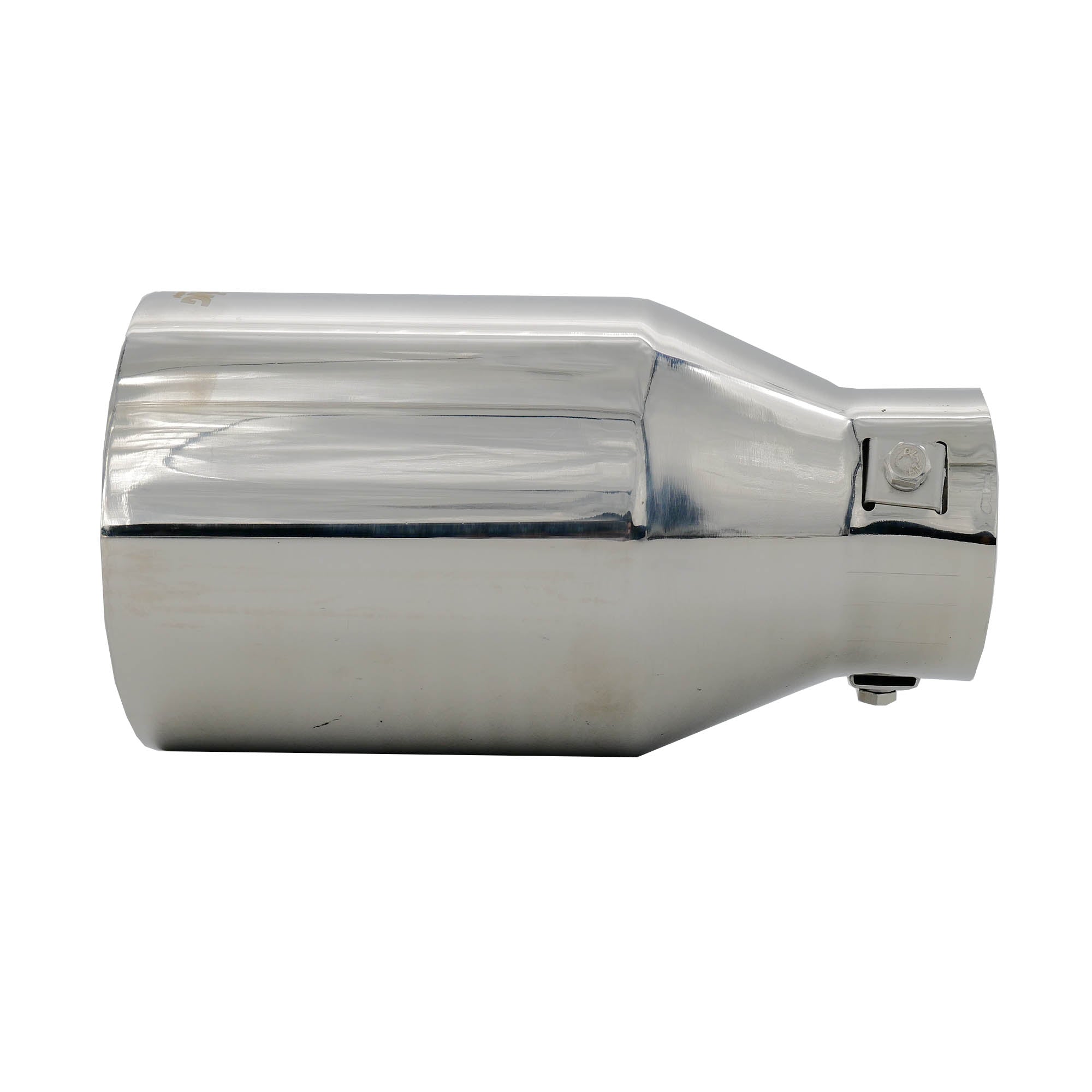 Terminale rotondo 115mm acciaio inox